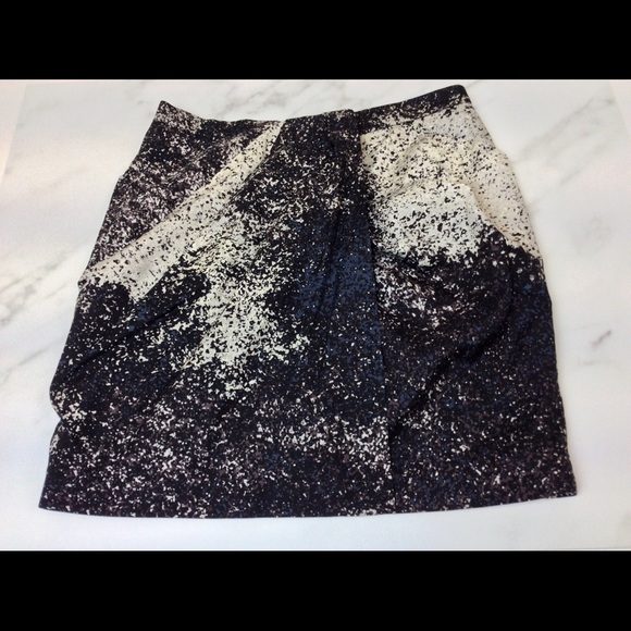 Halston Heritage Draped Faux Wrap Skirt (Size 4) - Picture 5 of 7